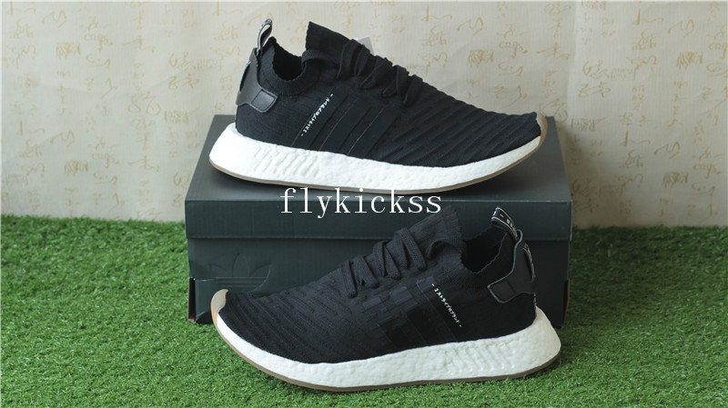 Real Boost Adidas NMD R2 Primeknit Black